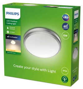 Philips Doris LED svietidlá IP54 2 700 K nikel