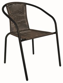 JUMI Záhradna stolička bistro 53x60x73cm hnedá