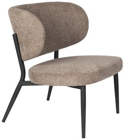 WL-Living Sanne čalúnené kreslo - Svetlohnedá