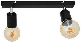 Bodové svietidlo TUNE 2xE27/20W/230V čierna