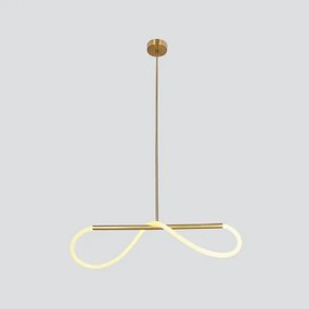 LED luster na lanku SUPREME LED/22W/230V 100 cm zlatý