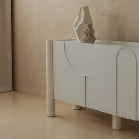 Dizajnová komoda Lunaria 160 cm biela