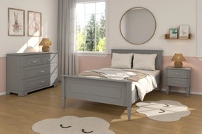 Elegantný nočný stolík Ines neutral grey