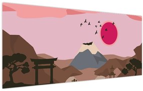 Obraz - Japonsko N⁰2 (120x50 cm)