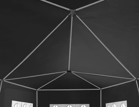 Jurhan-Garden Párty-stan antracitový 3 x 6 m UV ochrana 50+