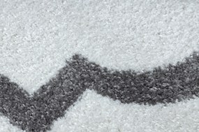 Koberec SKETCH - F343 Marocká mreža, krémovo - sivý