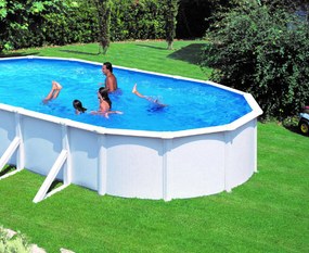 Bazén Planet Pool Classic WHITE/Blue - samotný bazén 610x320x120 cm vr. skimmera