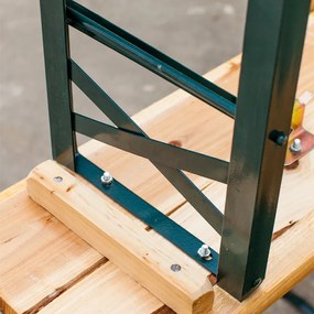 Zahradní pivní set - 2x lavica, 1x stôl