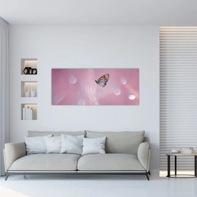 Obraz - Motýľ (120x50 cm)