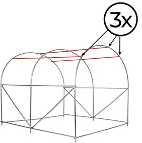 Záhradný fóliovník 2x2x2m