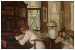 Obraz - Edmund Tarbell, Josephine and Mercie, reprodukcia (90x60 cm)