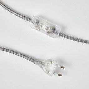 LOOMY Stolná lampa - strieborná