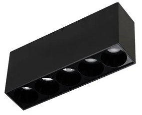Minimalistické podhľadové svietidlo Tetris 13 5W CCT čierna