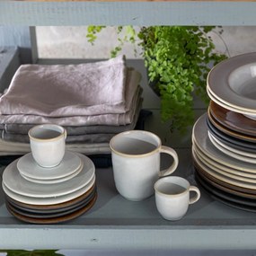 Biely kameninový hrnček na espresso 80 ml Roda – Costa Nova