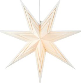 Biela závesná svetelná dekorácia s vianočným motívom ø 70 cm Sombra – Markslöjd