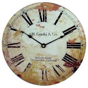 Nástenné hodiny rímske drevené I SENTOP H156-RETRO