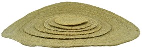 Okrúhly koberec z morskej trávy - slabý Rozmery (cm): průměr 90