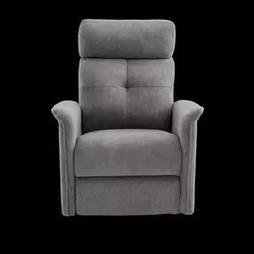 LuxuryForm DESIGN TV kreslo PEGAS s elektrickým polohovaním, masážou a výklopom - světle šedé