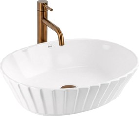 Rea Samanta, umývadlo na dosku 49×38x13,5 cm, biela, REA-U3531