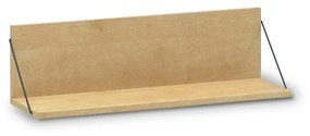 Polica závesná 80 x 23 x 23 cm, divoká hruška