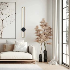 LED nástenné svietidlo FLORENTYNA LED/24W/230V 4000K zlatá/čierna