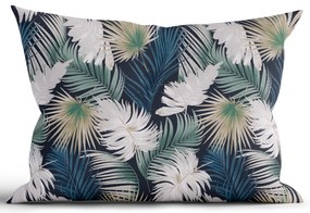 Bavlnená obliečka na vankúš Renforcé 40 × 60 cm - Taisa zelená/modrá