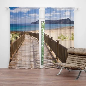 Sablio Záves Chodníček na pláž: 2 ks 140x250 cm