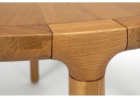 Okrúhly jedálenský stôl v dekore duba ø 128 cm Storm – Zuiver