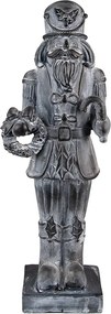 Dekorace louskáček na ořechy Šedá 15*11*47 cm - 15*11*47 cm