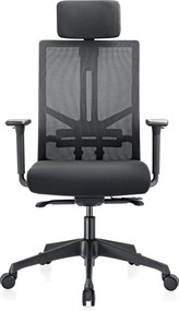 Kancelárska stolička WATT, čierna