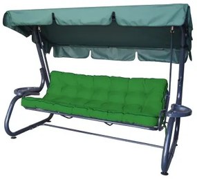 Vankúš na záhradnú hojdačku POLA 150 cm zelený