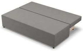 Dvojmiestna pohovka FERMO Kronos rozkladacia, svetlosivá