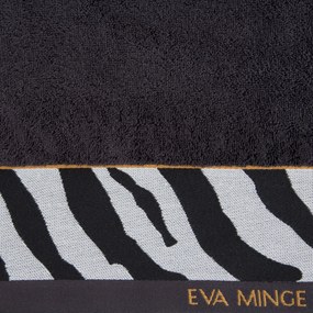 BAVLNENÝ UTERÁK EVA MINGE22 SADA 6KS 50X90 CM ČIERNA