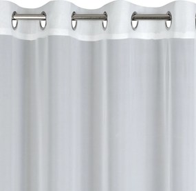 ZÁCLONA NA KRÚŽKOCH VENUS 300X145 CM BIELA