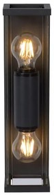Lucide 27885/02/30 - Vonkajšie nástenné svietidlo CLAIRE 2xE27/15W/230V IP54