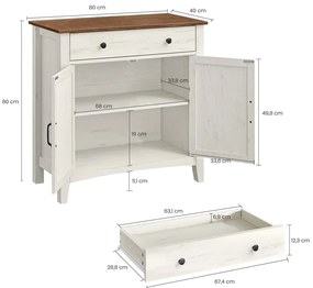 Príborníková skrinka 80x40x80 cm