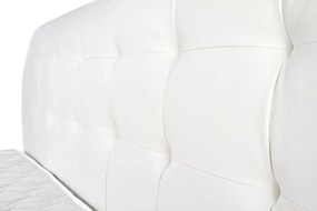 Čalúnená posteľ Samara 160x200 dvojposteľ biela