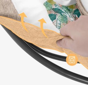 Detské hojdacie kreslo Astrid 35 béžové