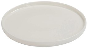 Biely dezertný tanierik Ruby - 23,4 * 23,4 * 1,6 cm