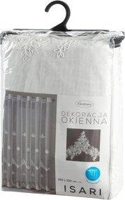 ZÁCLONA NA KRÚŽKOCH ISARI 350X250 CM KVETY