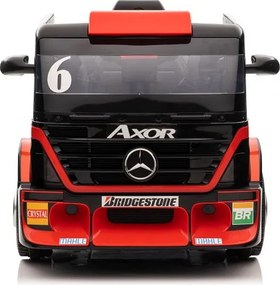 LEAN CARS Elektrické autíčko Mercedes s návesom XMX622B, LCD, červené