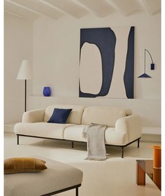 Béžová pohovka z textílie buklé 234 cm Aurum – Kave Home