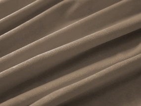 Biante Veľký zamatový oválny obrus Velvet Premium SVP-034 Kávovo hnedý 200x260 cm