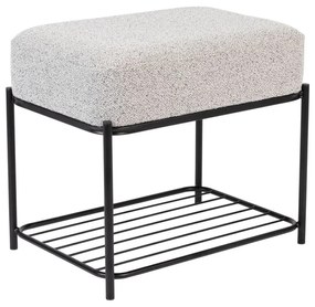 Svetlosivý taburet Milou – White Label