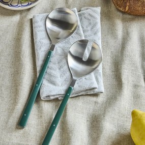 House Doctor Šalátový príbor Lata Dark Green