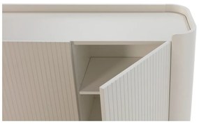 Krémovobiela komoda 200x80x40 cm Willa – MOME