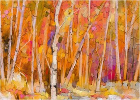 Obraz - Jesenný les (70x50 cm)