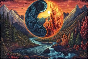 Obraz - Živly (90x60 cm)
