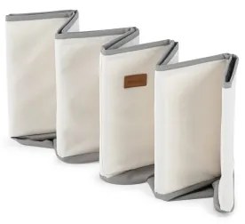 Detský suchý bazén s loptičkami pr. 80 cm bielo-sivý