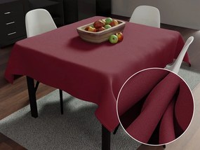 Biante Dekoračný štvorcový obrus Rongo RG-044 Tmavé bordó 50x50 cm
